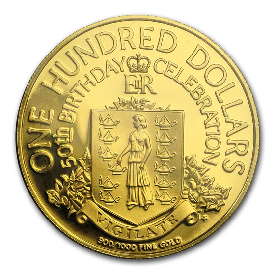 1976 British Virgin Islands Proof Gold 100 Dollars (Case & COA) For